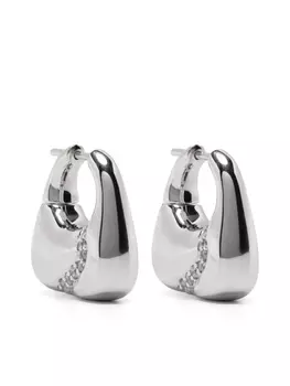 Серьги Weekender Flash Maria Black, серебряный