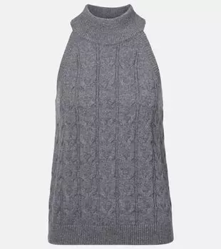 Серафина вязаный кашемировый топ Lisa Yang, Graphite