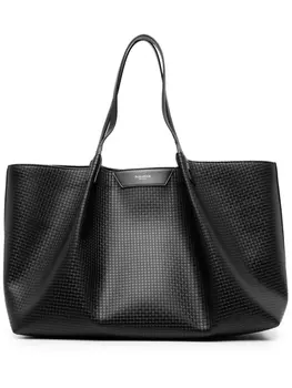 Serapian сумка-тоут с монограммой, черный