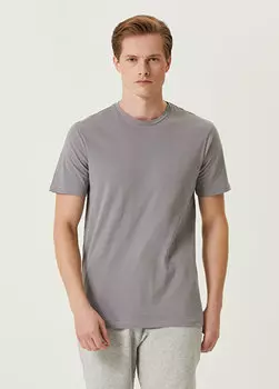 Серая базовая футболка AllSaints