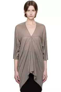 Серая блузка Hollywood Kite Rick Owens