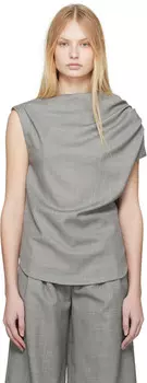 Серая блузка Lyra Loulou Studio