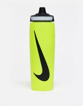 Серая бутылка для воды Nike Refuel на 24 унции