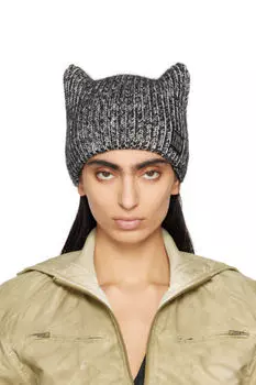 Серая драгоценная шапка KNWLS