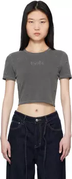 Серая футболка 1999 Plus Baby Ksubi