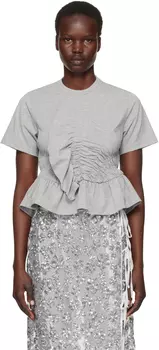 Серая футболка Ace Cecilie Bahnsen