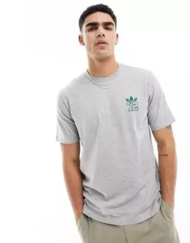 Серая футболка adidas Originals '72