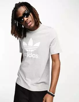 Серая футболка adidas Originals adicolor