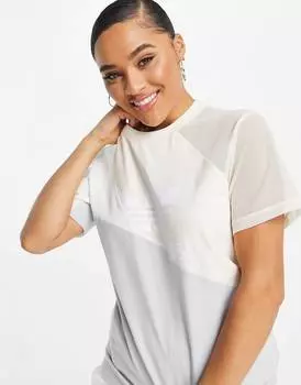 Серая футболка adidas Originals adicolour из смешанных материалов