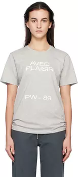 Серая футболка Agust Paloma Wool