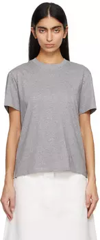 Серая футболка Ami de Cur Ami Paris, цвет Heather gray
