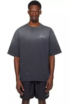 Серая футболка «AMIRI Design Studio»