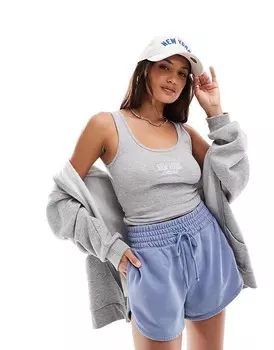 Серая футболка Brave Soul "New York"