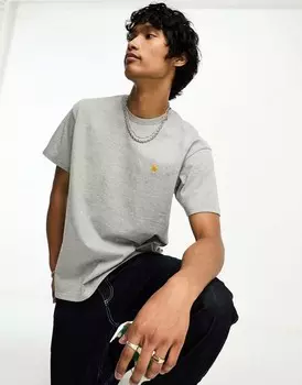 Серая футболка Carhartt WIP Chase
