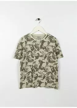 Серая футболка для мальчика с рисунком ALTAMURAKIDS U.S. Polo Assn., серый