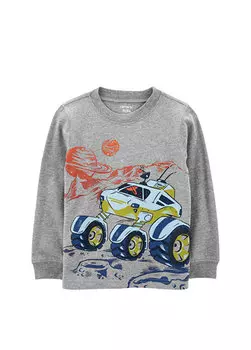 Серая футболка для маленького мальчика Carter's