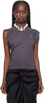 Серая футболка Hebo Vivienne Westwood