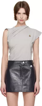 Серая футболка Hebo Vivienne Westwood