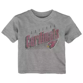 Серая футболка Infant Heathered Arizona Cardinals Winning Streak Outerstuff