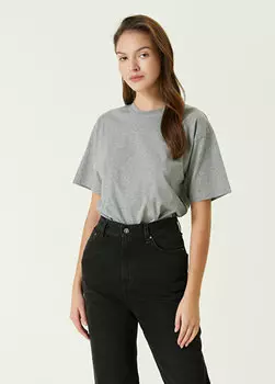 Серая футболка из органического хлопка Toteme