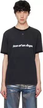 Серая футболка «Лицо ангела» MISBHV