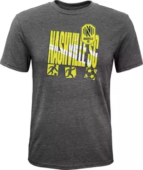 Серая футболка MLS Youth Nashville SC Full Tilt Outerstuff