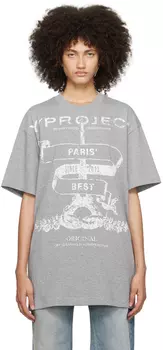 Серая футболка Paris Best Y/Project