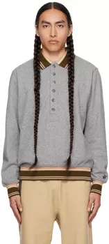 Серая футболка-поло Ferming RANRA