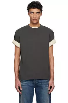 Серая футболка с девизом Axel Arigato