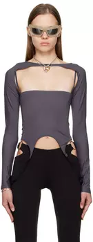 Серая футболка с фениксом Miaou