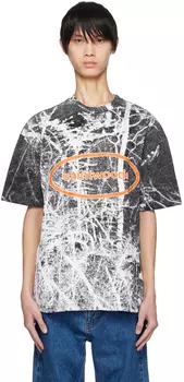 Серая футболка с графическим рисунком Saintwoods