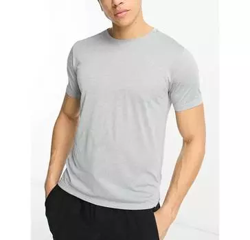 Серая футболка с коротким рукавом New Balance Impact Run
