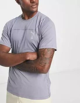 Серая футболка с коротким рукавом Puma Seasons