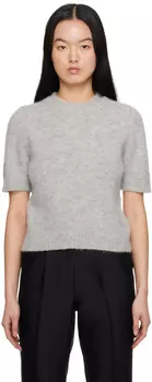 Серая футболка с начесом House of Dagmar