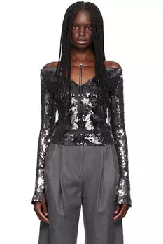 Серая футболка Solare с длинным рукавом 16Arlington