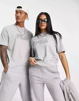 Серая футболка унисекс Heritage Fila