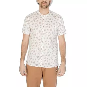 Серая хлопковая рубашка Hamaki-Ho