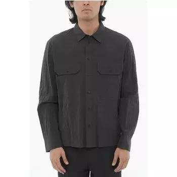 Серая хлопковая рубашка Neil Barrett, Gray