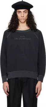 Серая хлопковая толстовка Maison Margiela