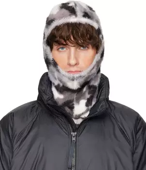 Серая камуфляжная балаклава Acne Studios