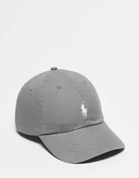 Серая кепка Polo Ralph Lauren с логотипом в виде пони