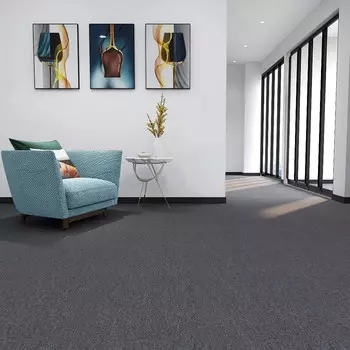 Серая ковровая самоклеящаяся плитка OVYEOFR 20 x 20 дюймов 20 шт, серый