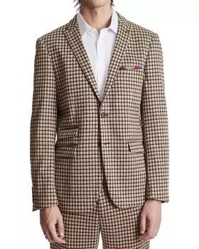 Серая куртка Ashton Peak с узором пейсли и принтом Paisley & Gray, коричневый