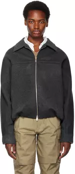 Серая куртка на молнии System