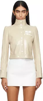Серая куртка Reedition Courreges