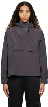 Серая куртка с капюшоном GANNI