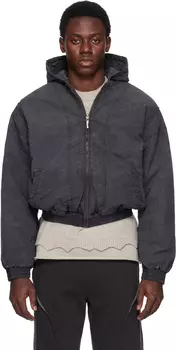 Серая куртка с капюшоном Izzue