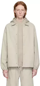 Серая куртка с кулиской Essentials