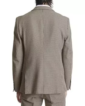 Серая куртка с узором пейсли и узором Dover Notch Paisley & Gray, коричневый