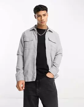 Серая куртка со структурой New Look–